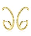 Nifty Unique Shaped Silver Stud Earring HO-2471